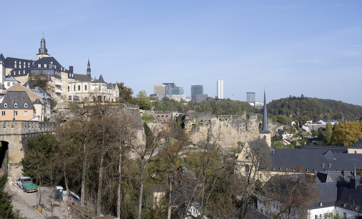 Luxembourg skyline